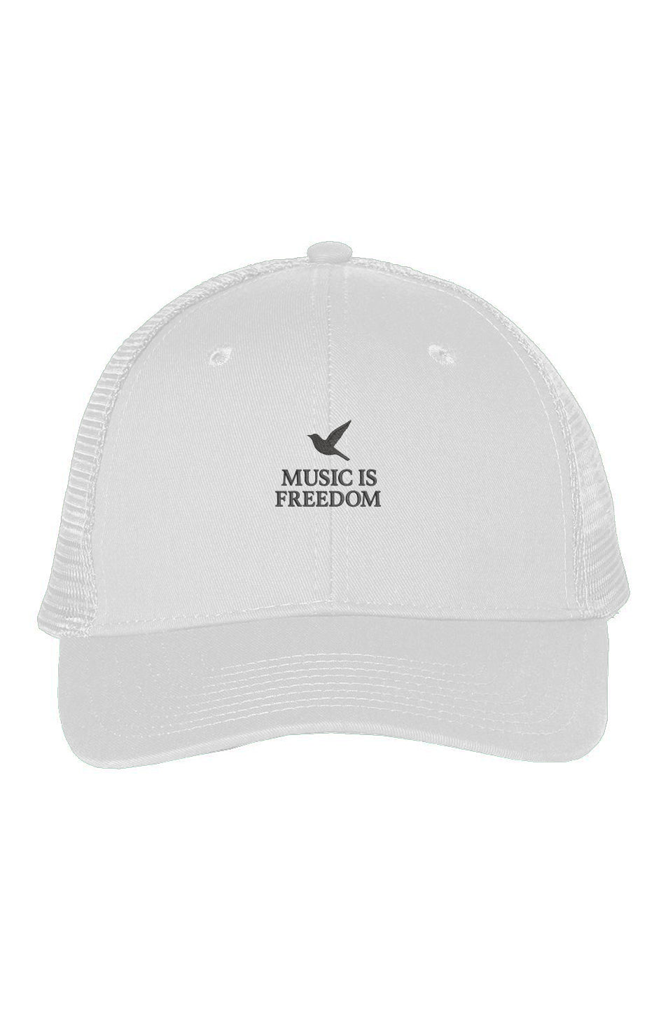 Mesh-Back Twill Trucker Cap